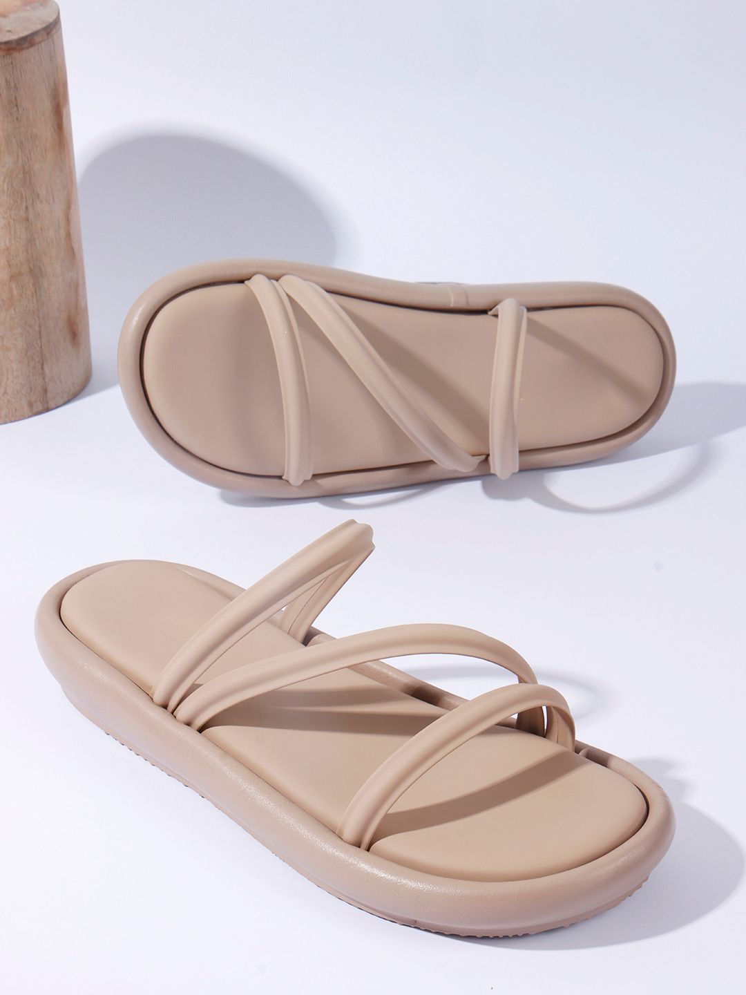 Try Me Women Open Toe Flatform Sandals-picture-37