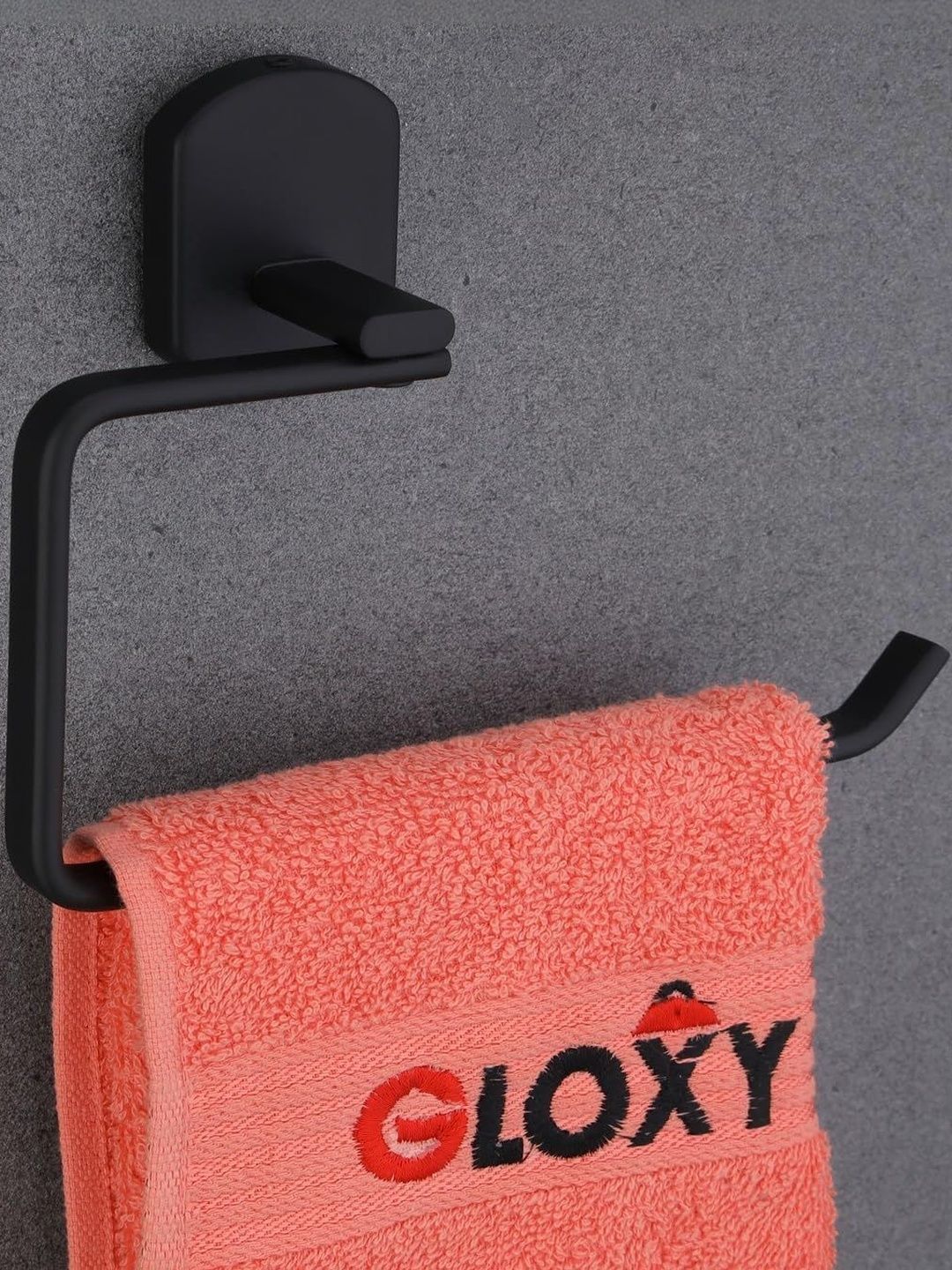 GLOXY Silver-Toned Solid Stainless Steel Towel Holder-image-46