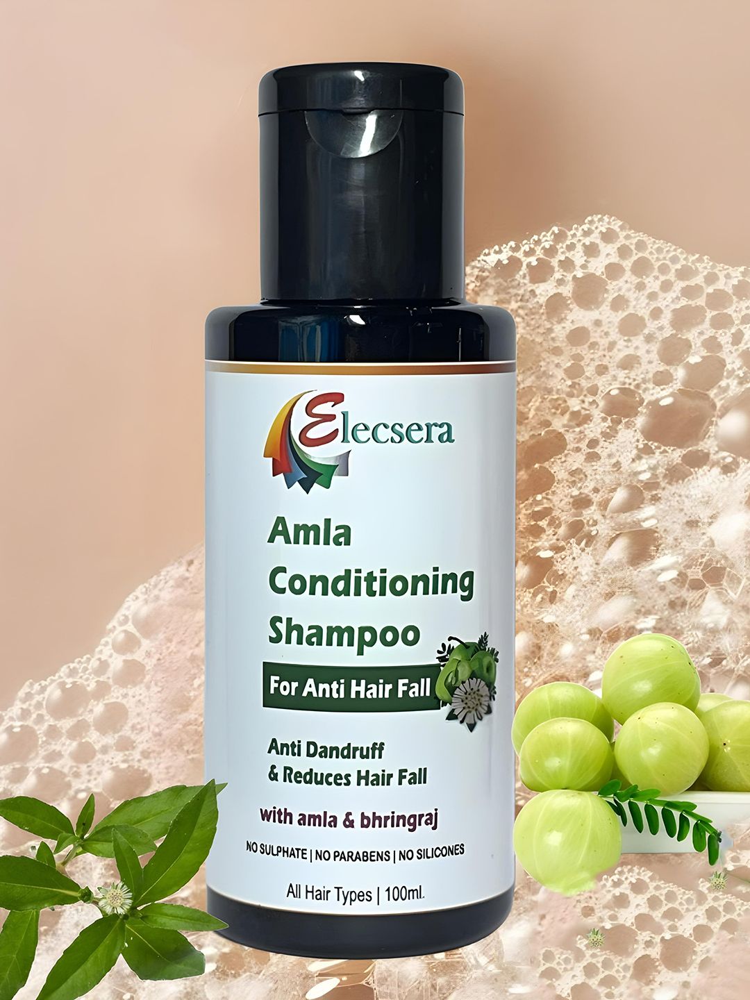 Elecsera Amla Conditioning Shampoo With Bhringraj For Hair Growth - 100 ml-picture-28
