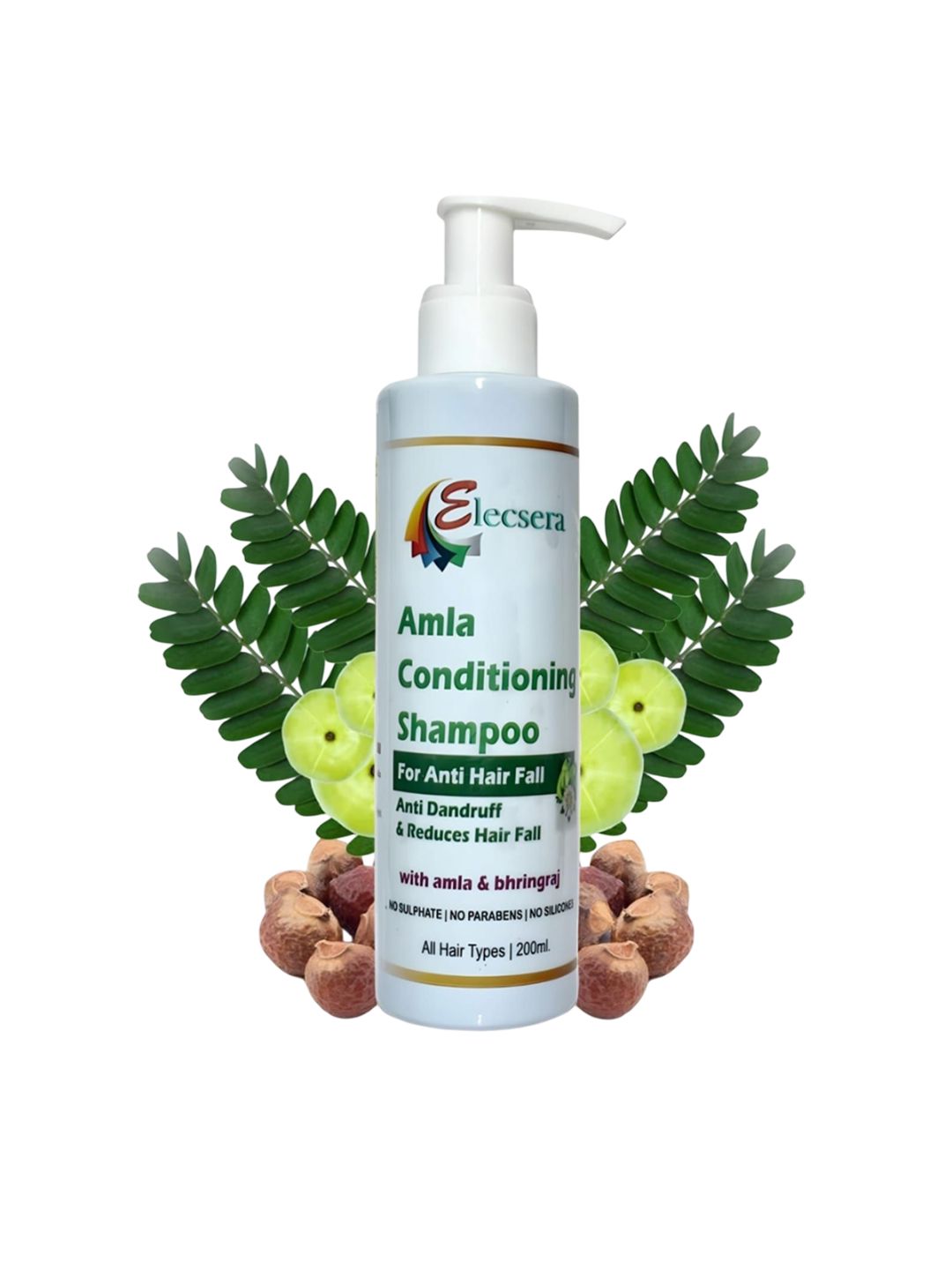 Elecsera Amla & Bhringraj Shampoo For Controlling Dandruff & Hair fall - 200 ml-picture-34