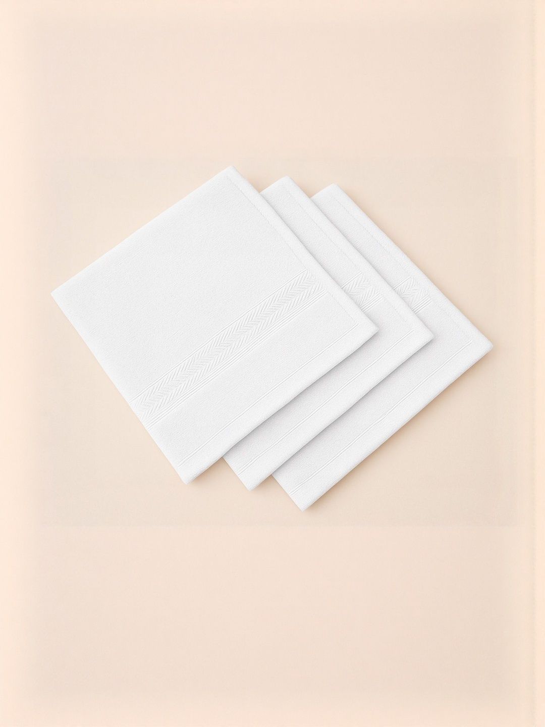 Dollar Pack of 3 Solid Cotton Face Towels-image-35