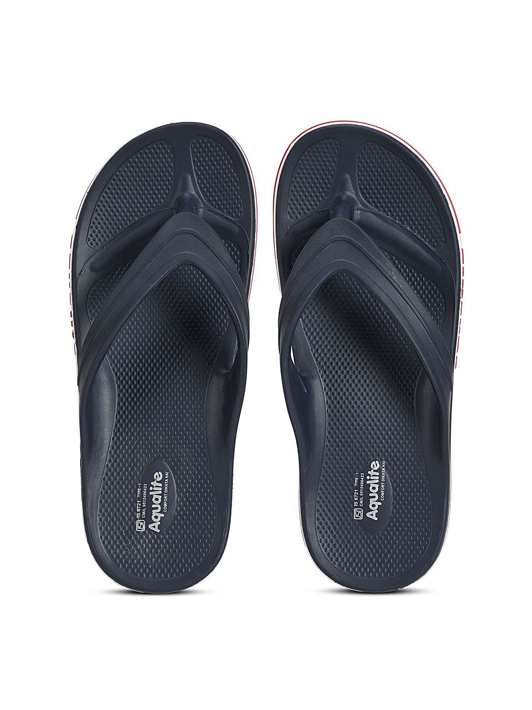 Aqualite Men Colourblocked Thong Flip-Flops-picture-28