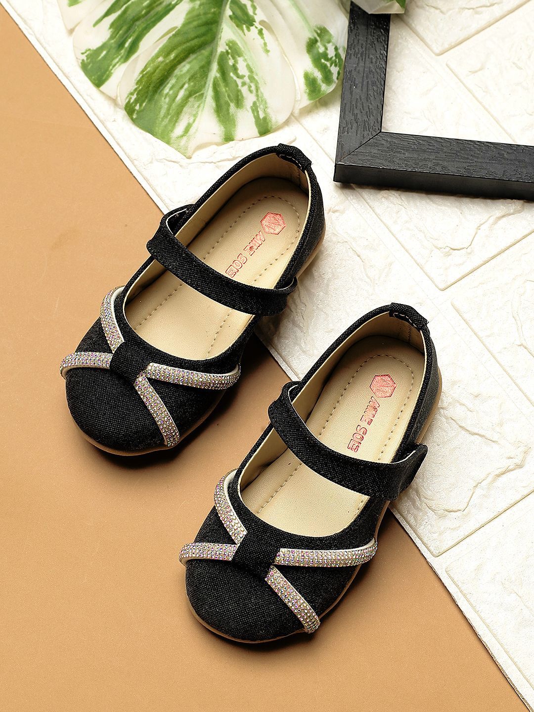 Minesole Girls Embellished Mary Janes Flats-picture-21