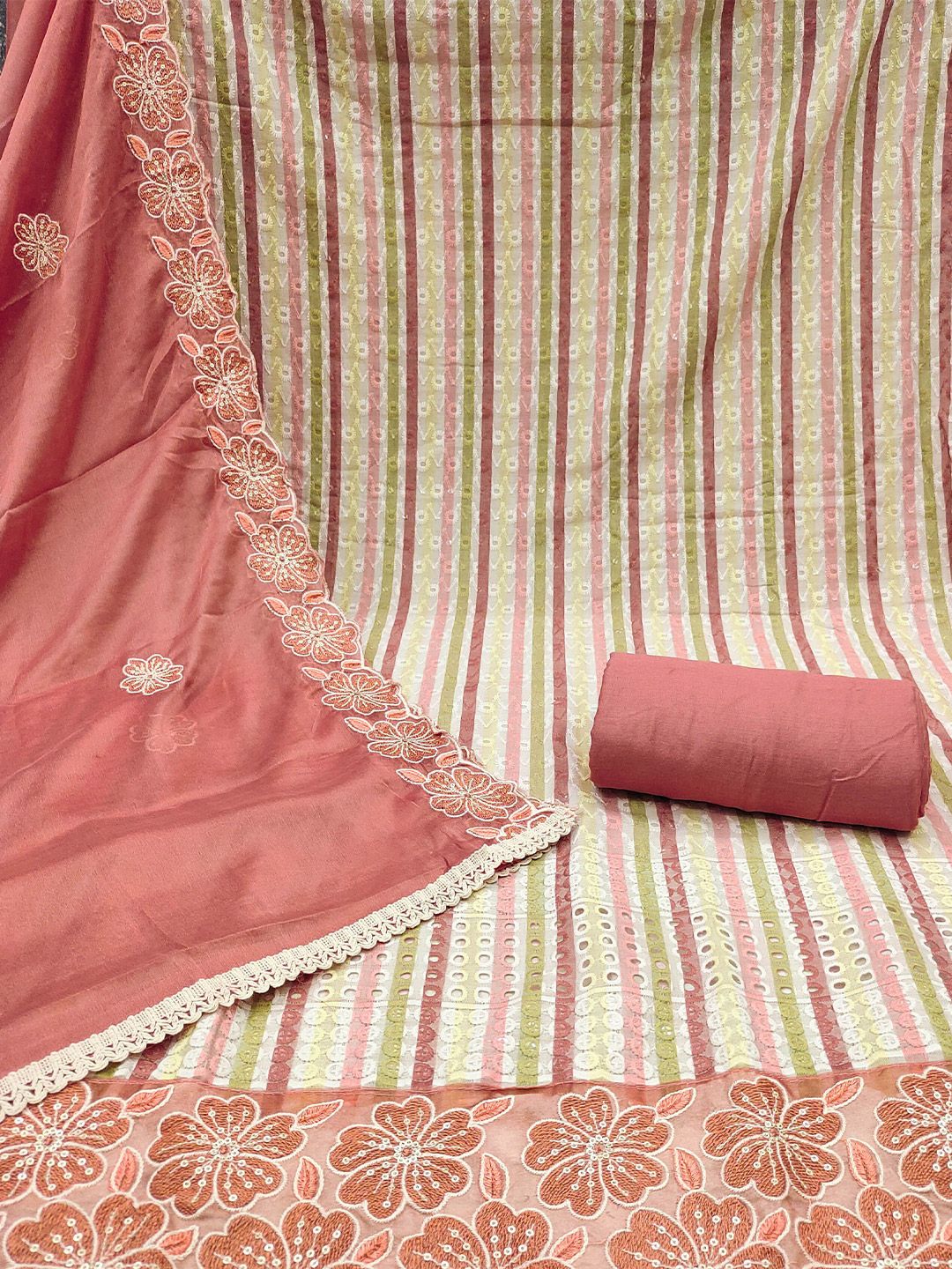 MANVAA Embroidered Unstitched Dress Material-image-35