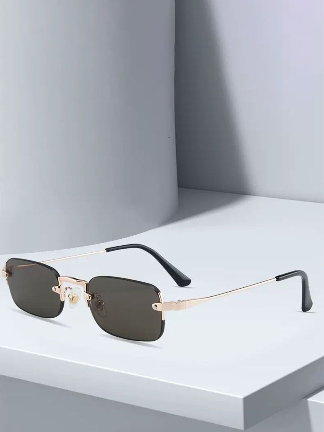 AUGEN Unisex Rectangle Sunglasses with UV Protected Lens VI-SG-259-C1-image-7