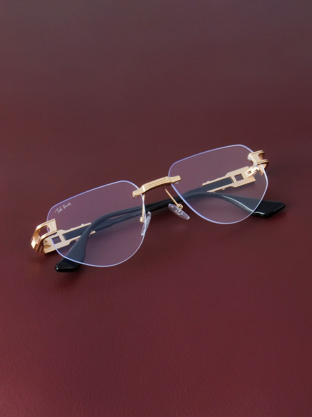 Ted Smith Unisex Aviator Sunglasses with UV Protected Lens SKYLINE_C5-image-26