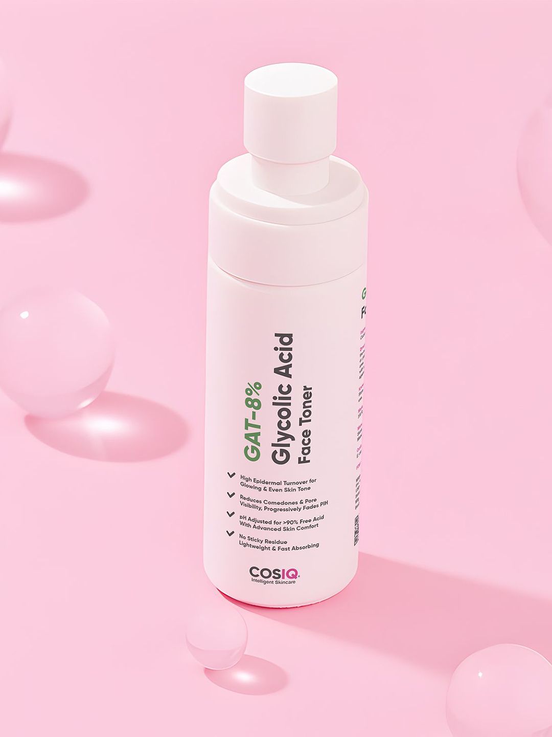CosIQ GAT-8% Glycolic Acid Face Toner With Glycerine For Even Skin Tone - 100 ml-image-20
