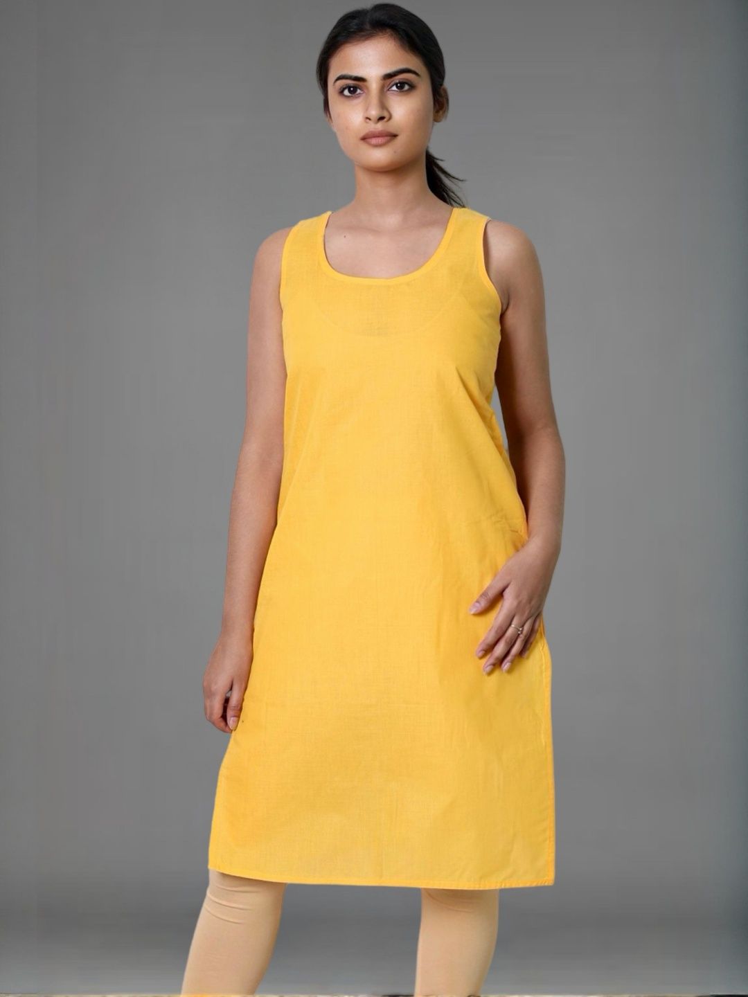 myplusfashion Women Cotton Long Camisole-picture-18