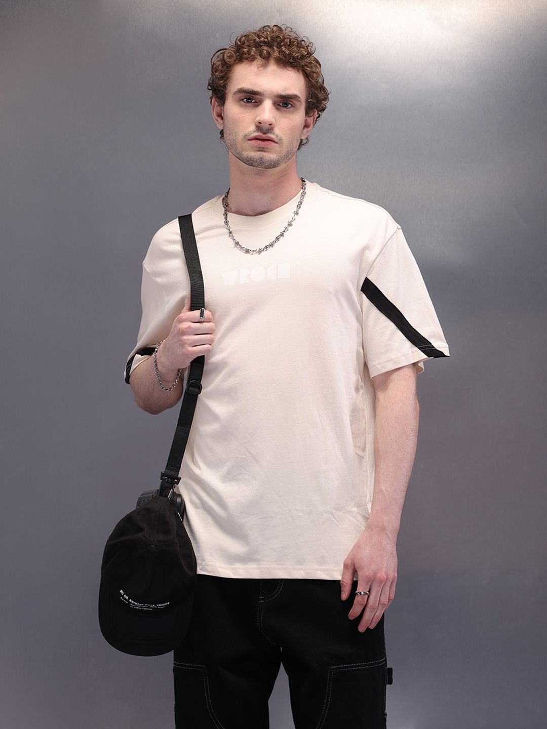 WROGN Men Round Neck Short Sleeve Relaxed T-shirt-picture-37