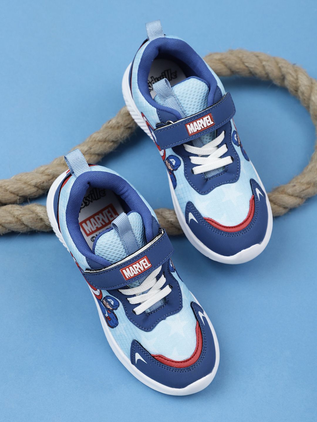 Kids Ville Boys Captain America Printed Casual Shoes-picture-24