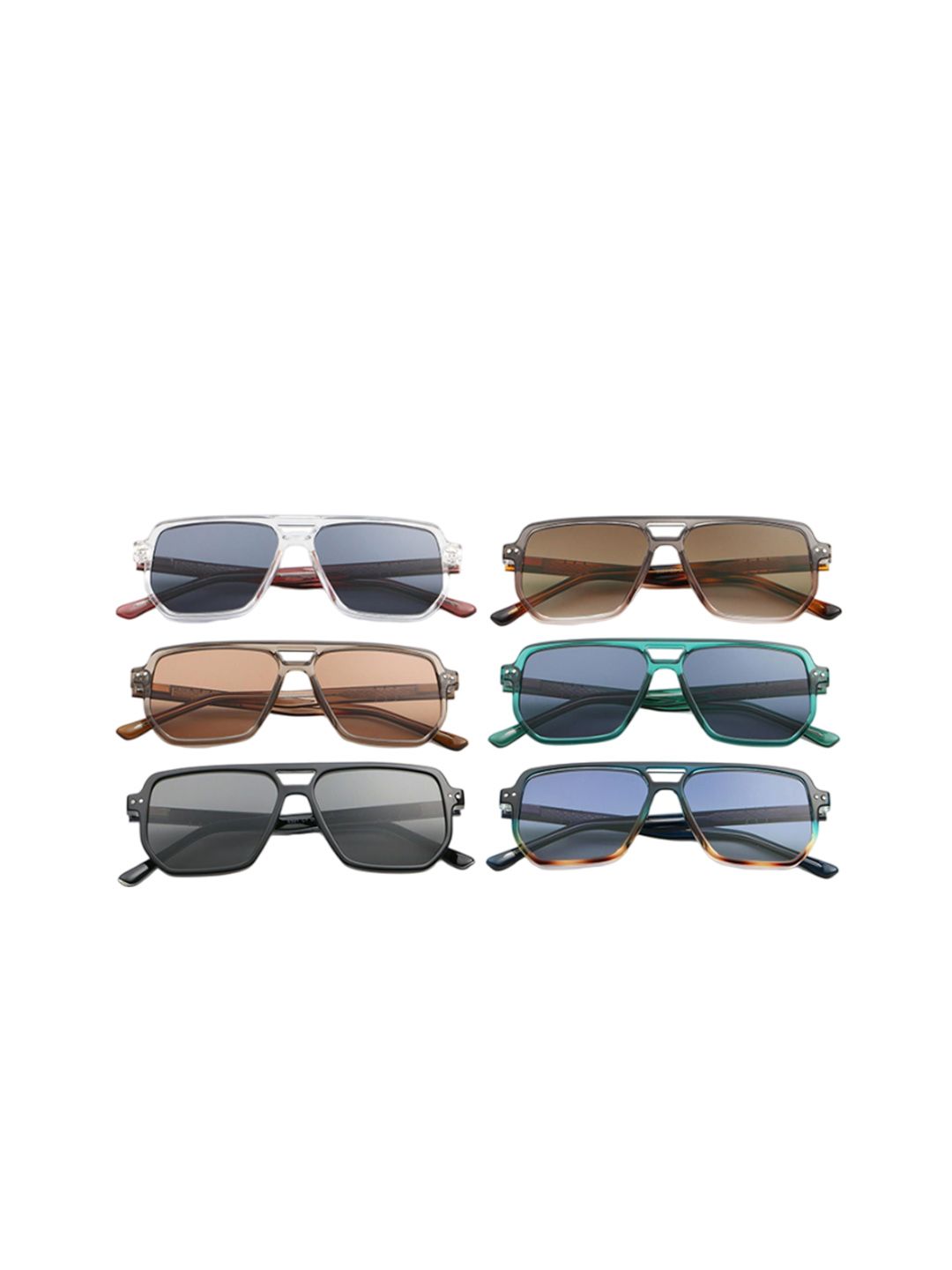 AUGEN Unisex Black Lens & Black Oversized Sunglasses with-picture-32