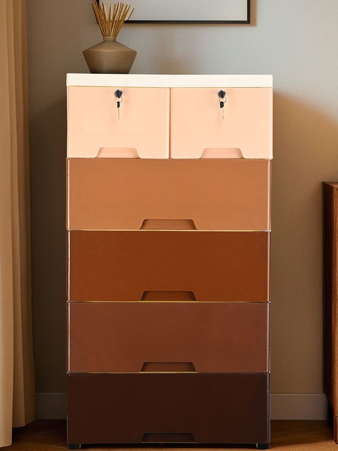 Myntra Elegant Homes Regular Drawer Storage Cabinet-picture-47