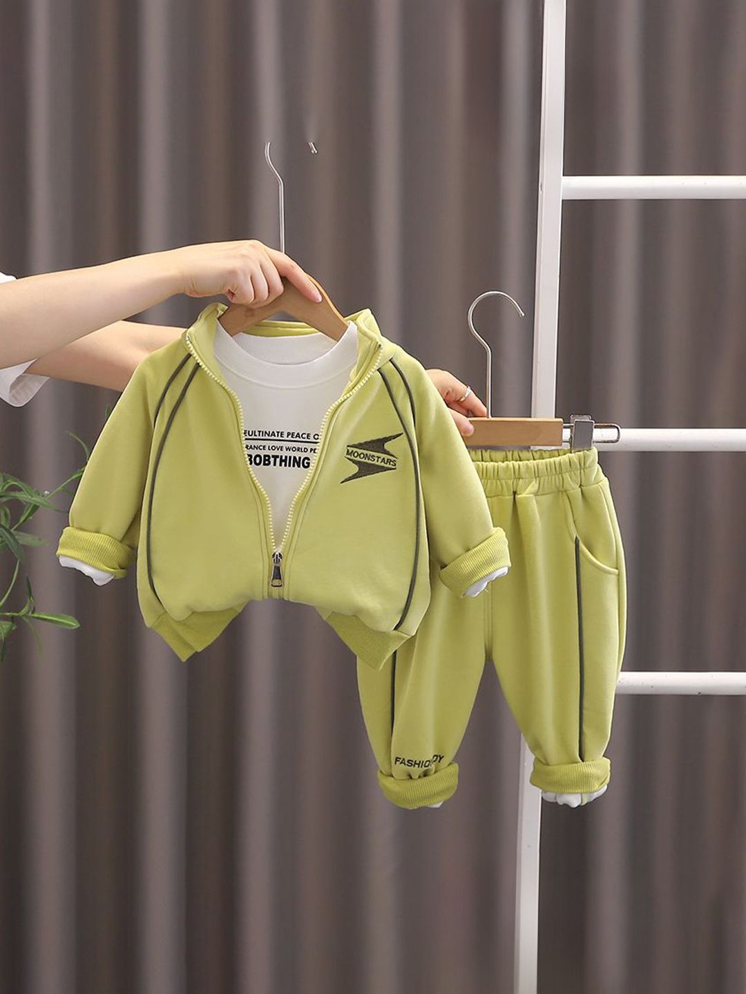 StyleCast x Revolte Boys Pure Cotton T-shirt and Trousers Set-image-6