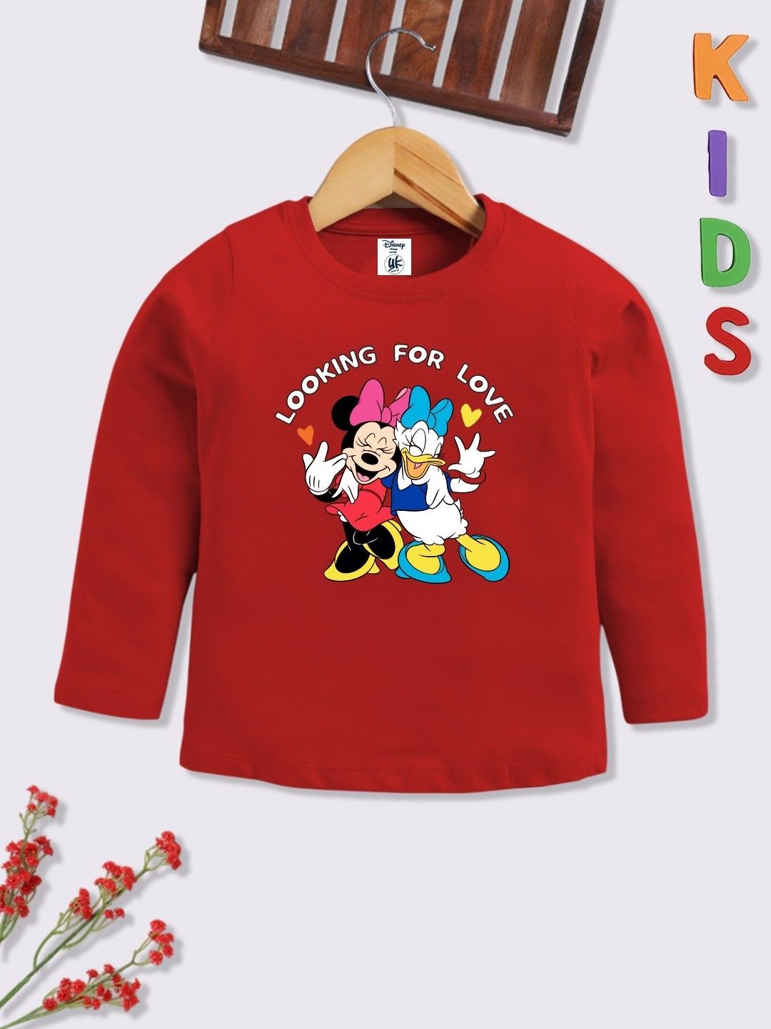 yk disney YK X Minute Mirth Girls Minnie Mouse & Daisy Duck Printed Cotton T-shirt-picture-56