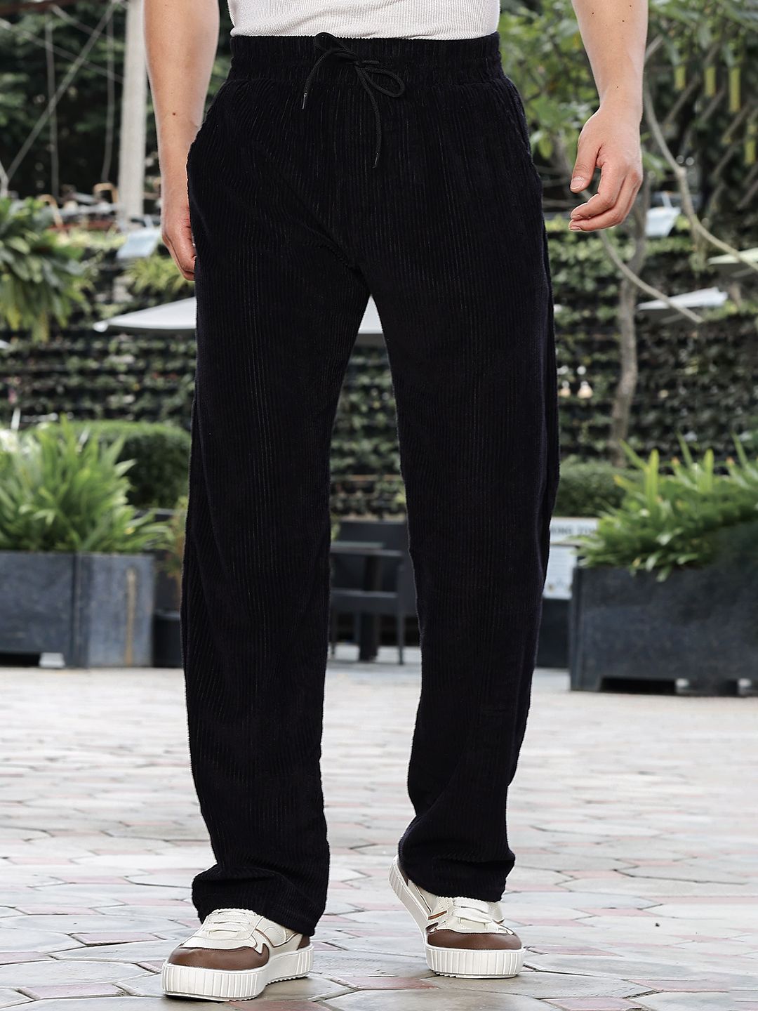 SWADESI STUFF Men Ribbed Straight-Fit Trouser-picture-31