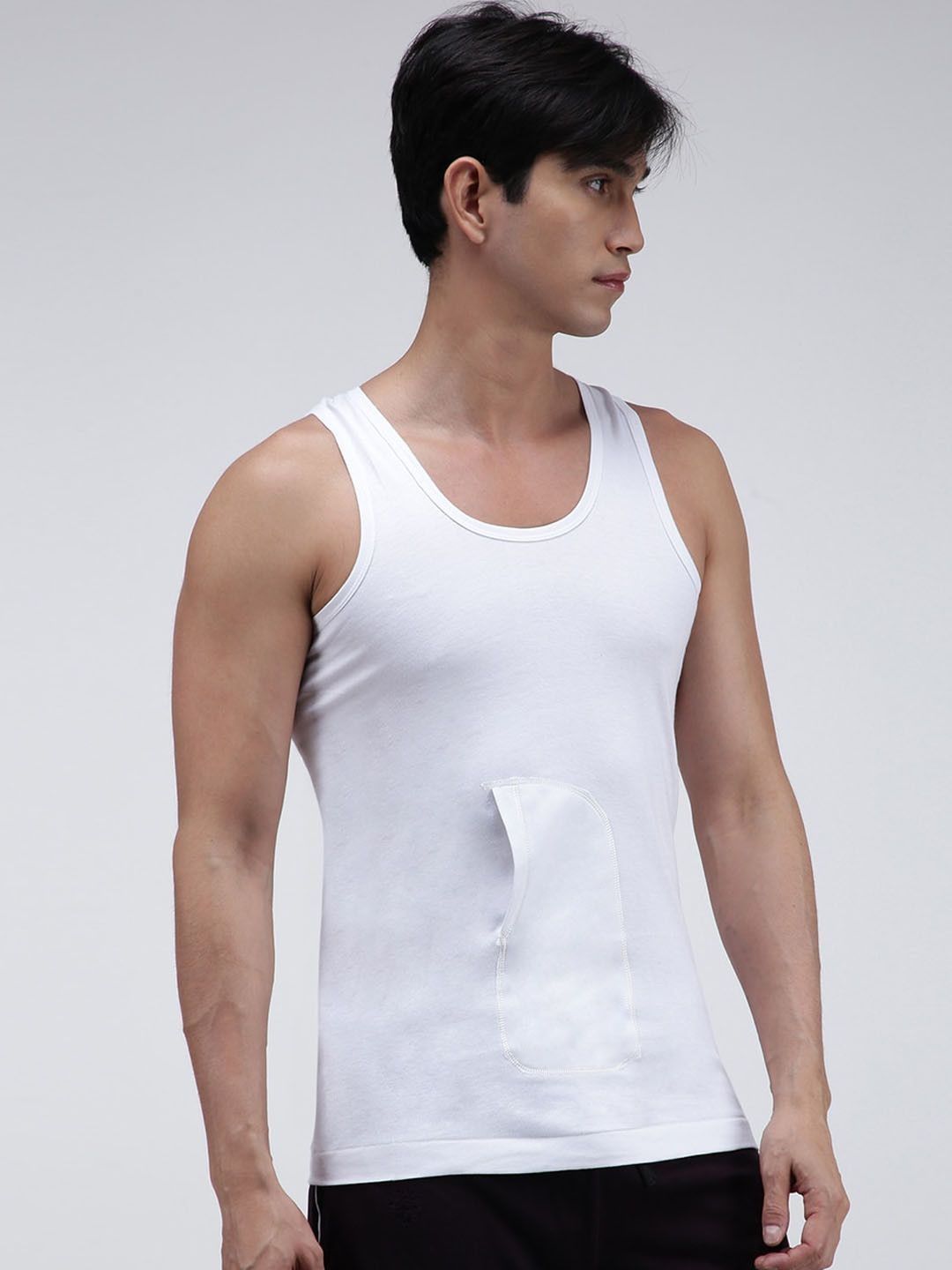 AMUL COMFY Pack Of 10 Cotton Basic Innerwear Vests-picture-53