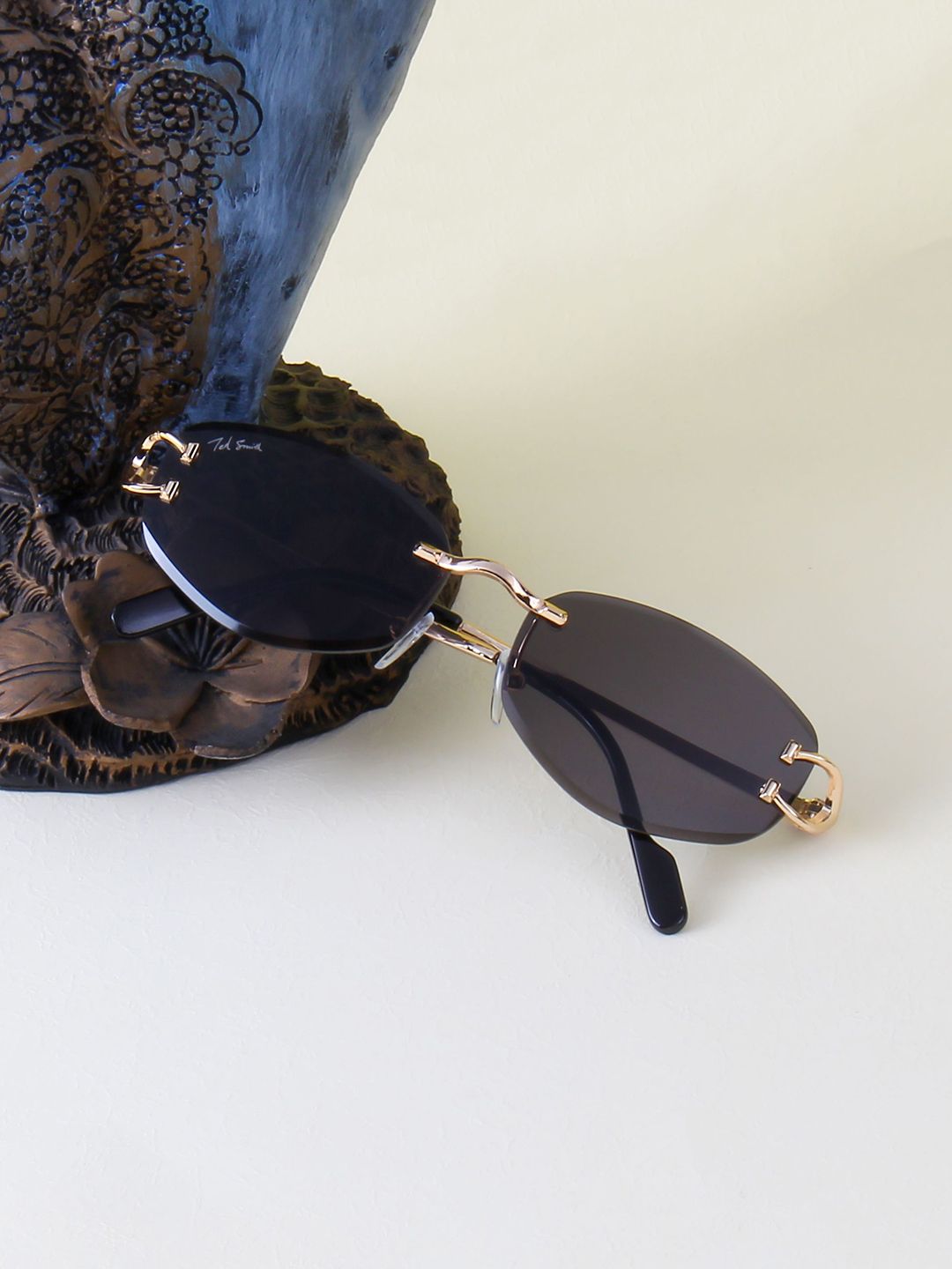 Ted Smith Unisex Oval Sunglasses with UV Protected Lens MONACO_C2-picture-10