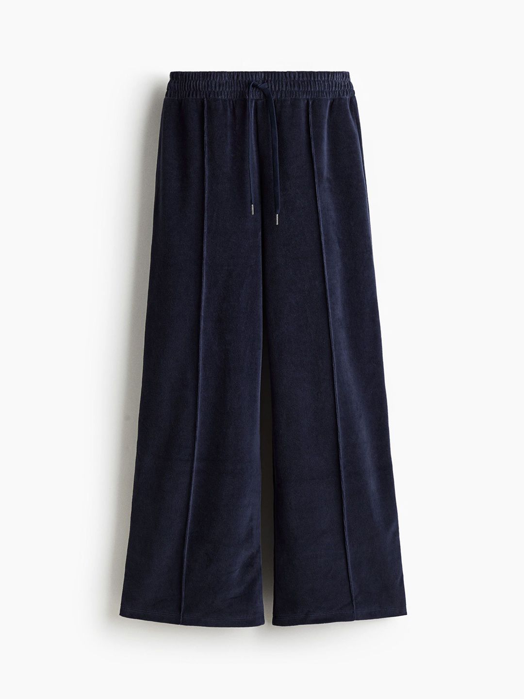 H&M Women Wide Velour Joggers-picture-28
