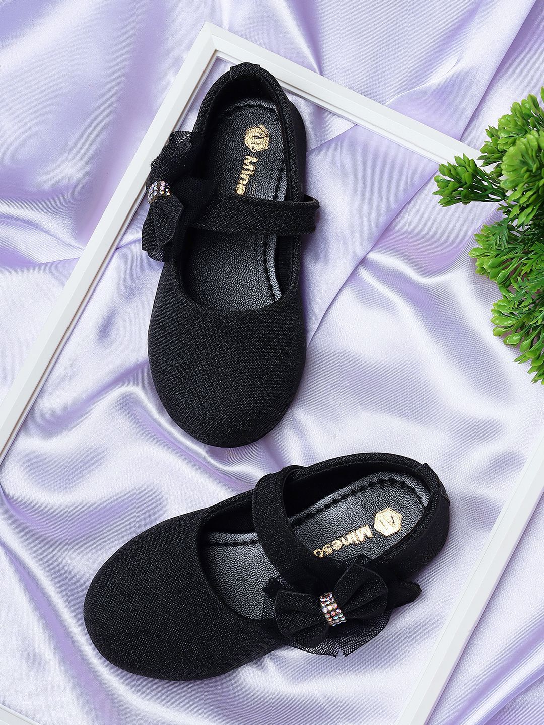 Minesole Girls Mary Janes Flats with Bows-picture-35