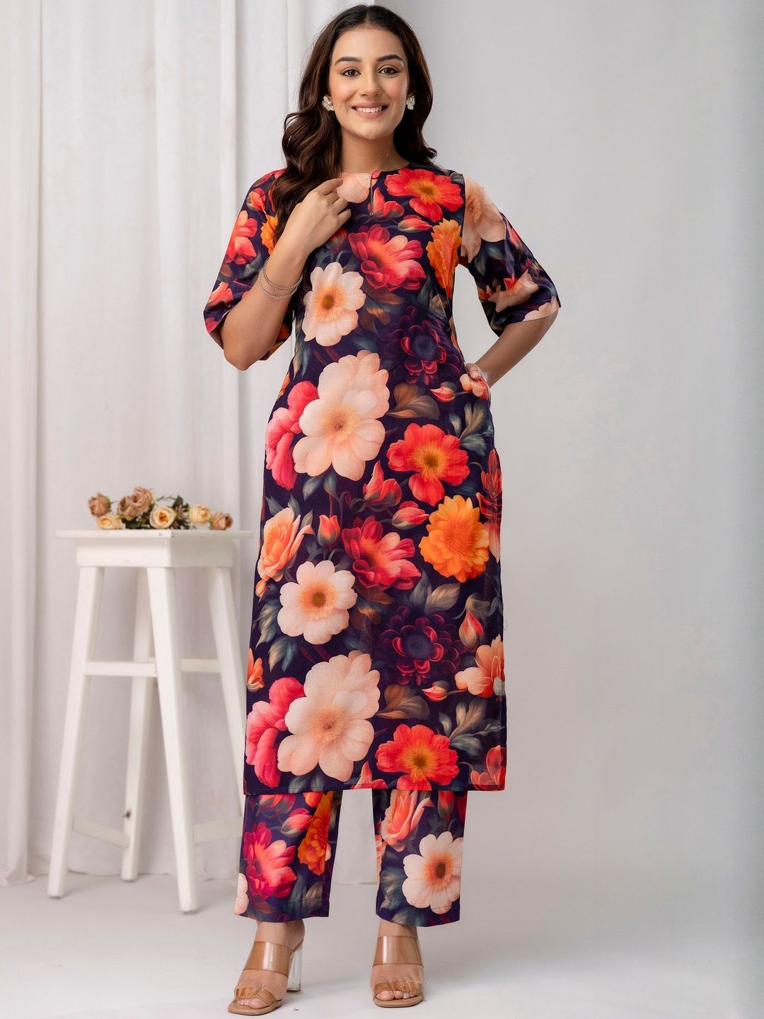 Anouk Women Cotton Straight Kurtas-picture-35