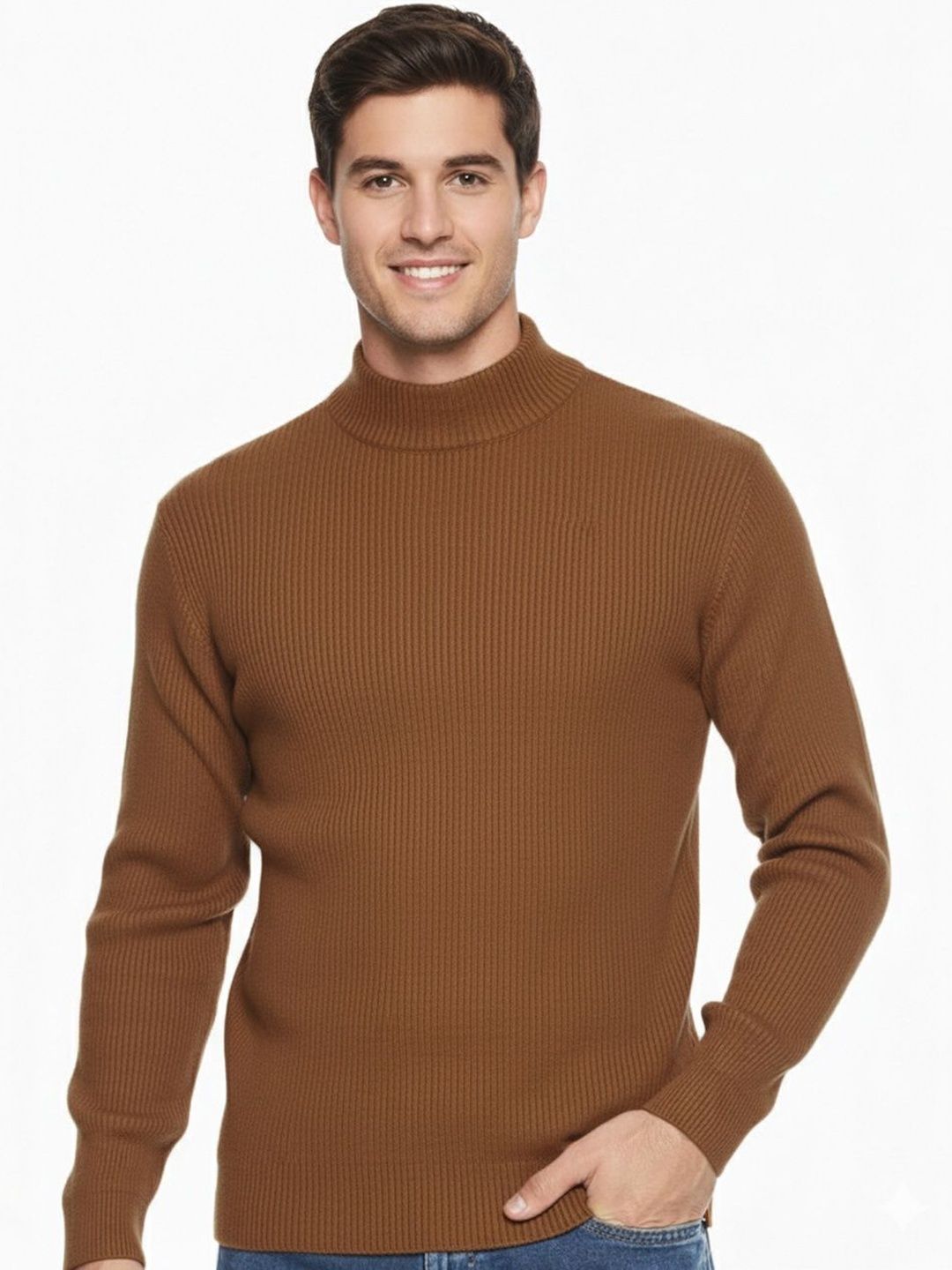 Moda Rapido Men Turtle Neck Slim Fit T-shirt-picture-31