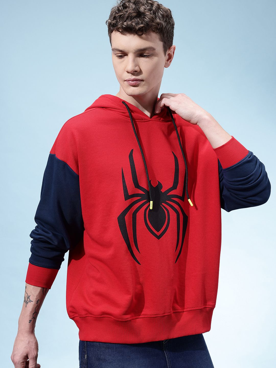 glitchez Men Printed Oversized Sweatshirt-image-19