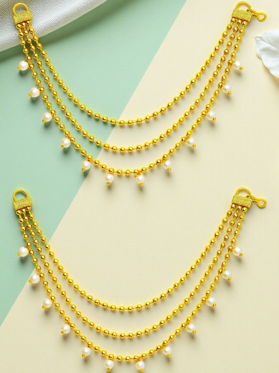 AccessHer Women Brass-Plated Brass Drop Earrings-picture-36