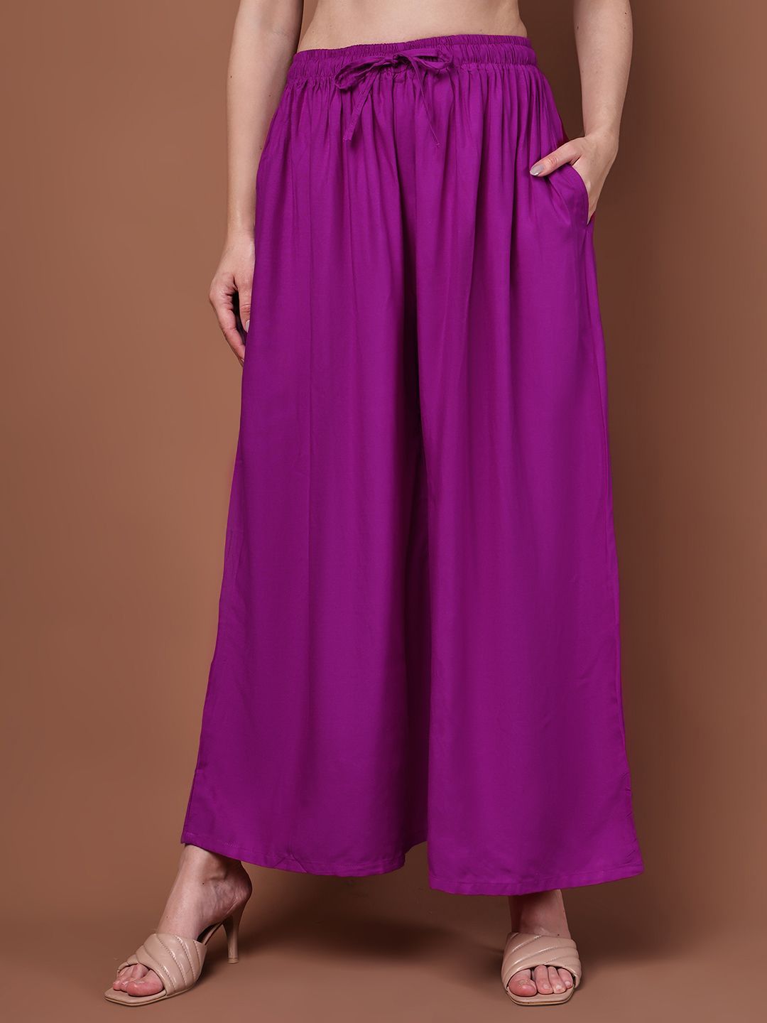 Valles365 by S.C. Women Flared Palazzos-picture-22