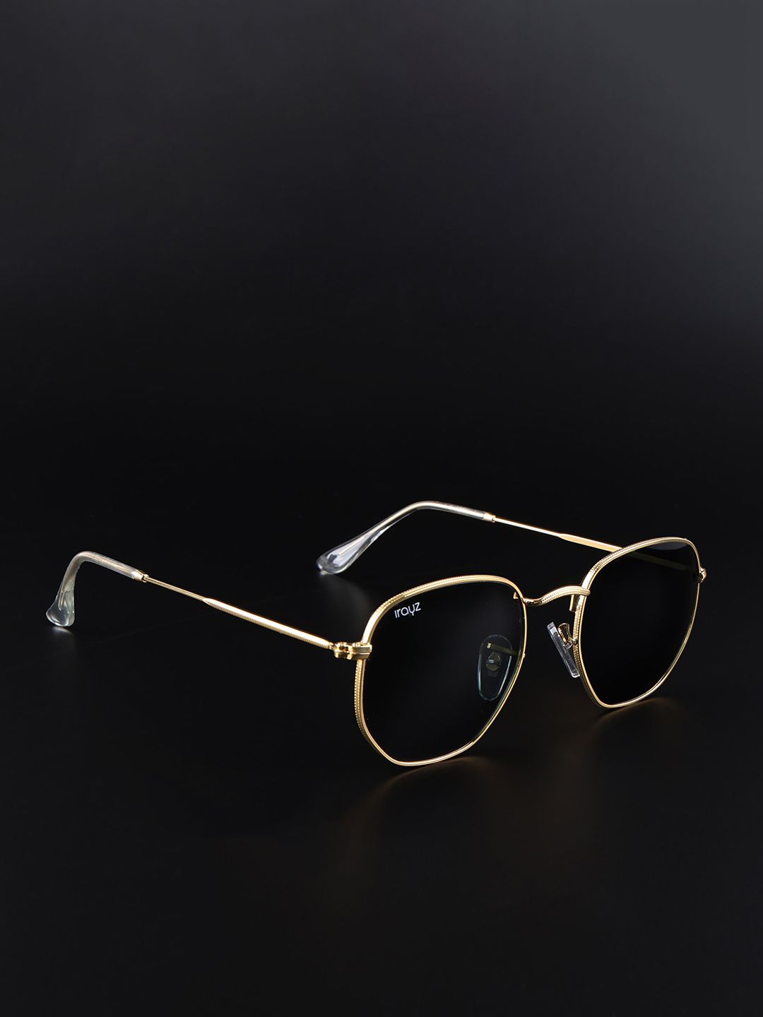 Irayz Unisex UV Protected Lens Other Sunglasses 3549-Gold-Black-picture-35