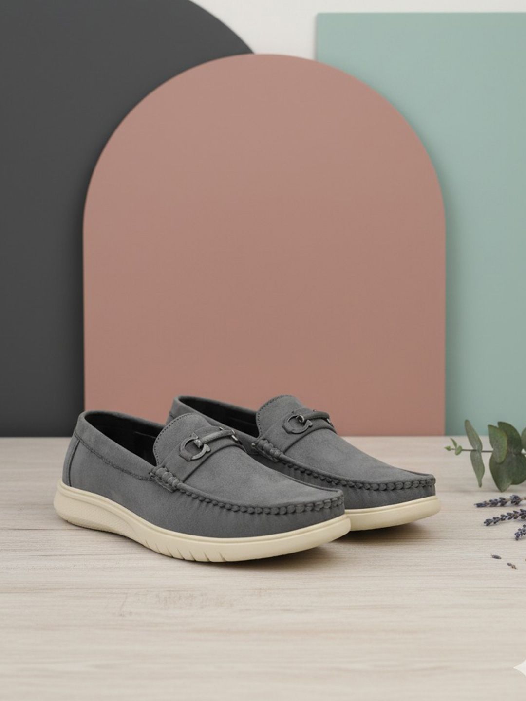 Mast & Harbour Men Slip-On Round Toe Loafers-picture-31