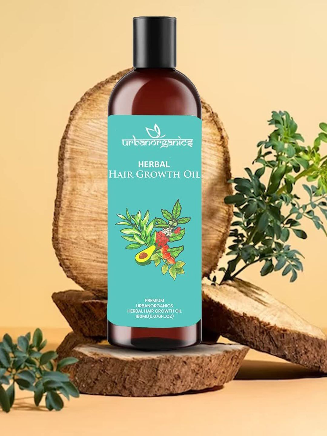 Urbanorganics Herbal Hair Growth Oil - 180 ml-picture-12