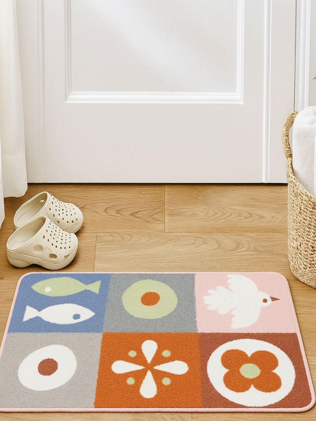 winner Grey & Brown Anti-Skid Geometric Printed Floor Mat-picture-16