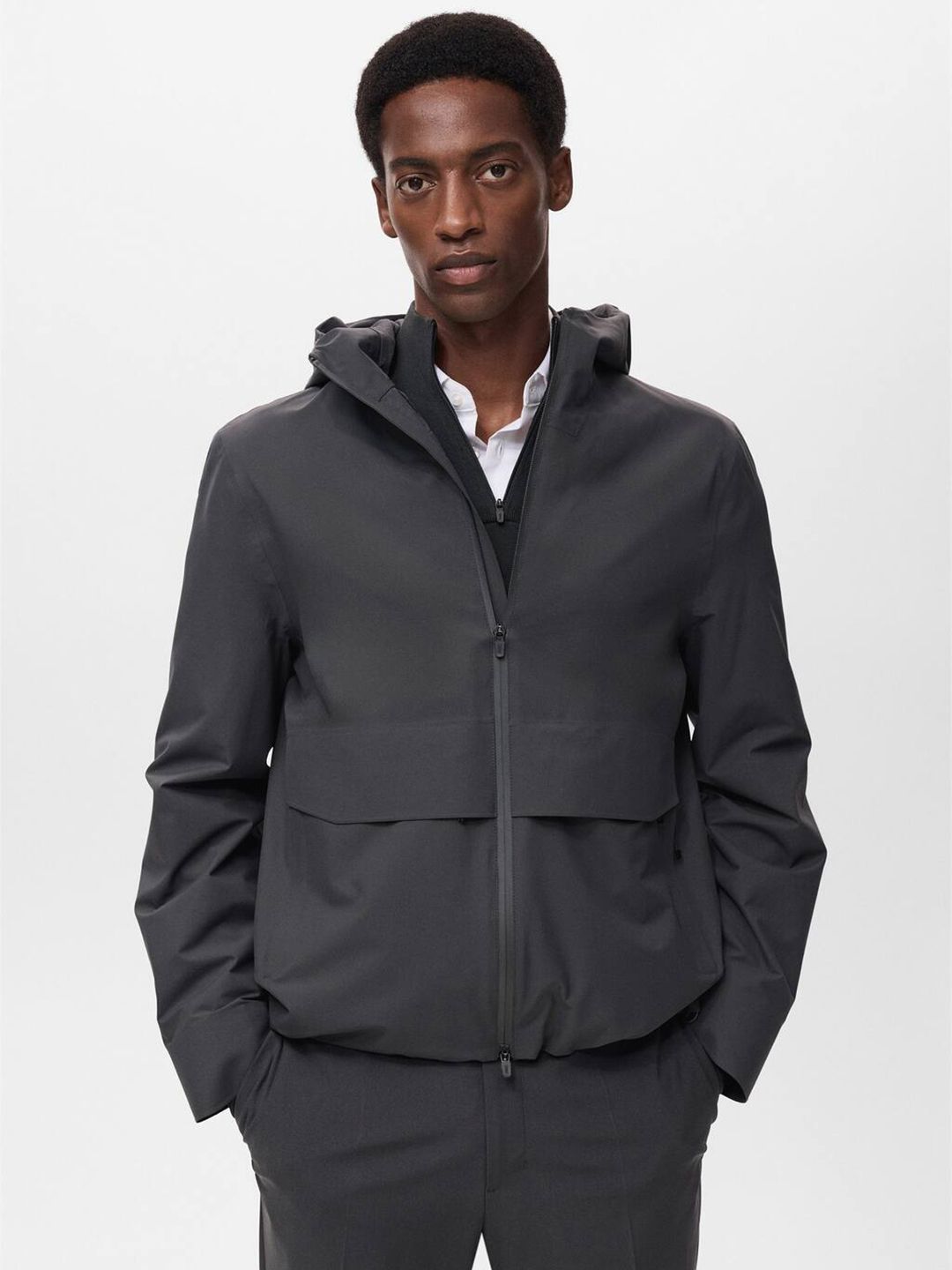MANGO MAN Hooded Tailored Jacket-picture-54