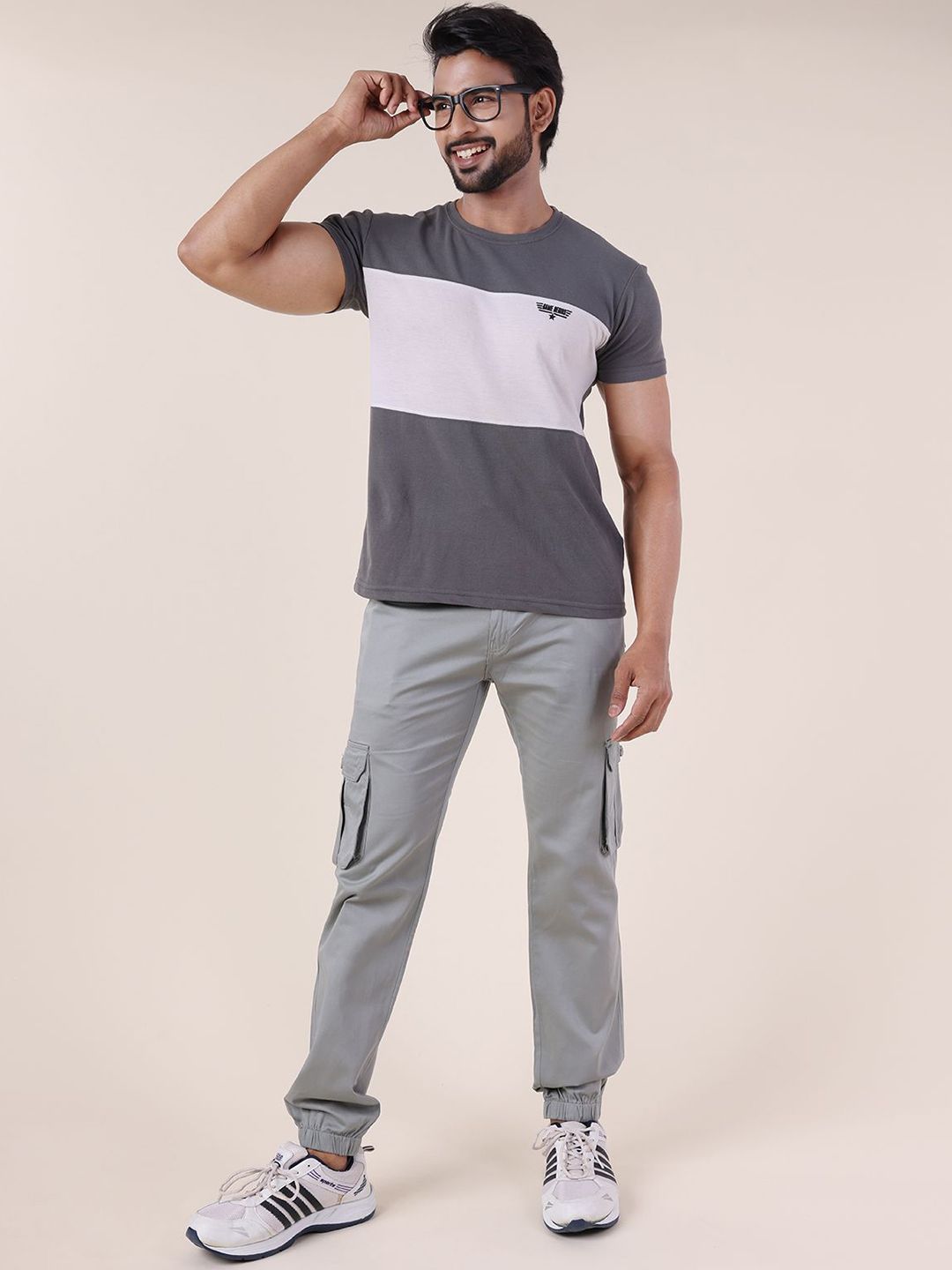 Buy DAZORA Men Jogger Fit Cargos Trousers - Trousers for Men 37009165 ...