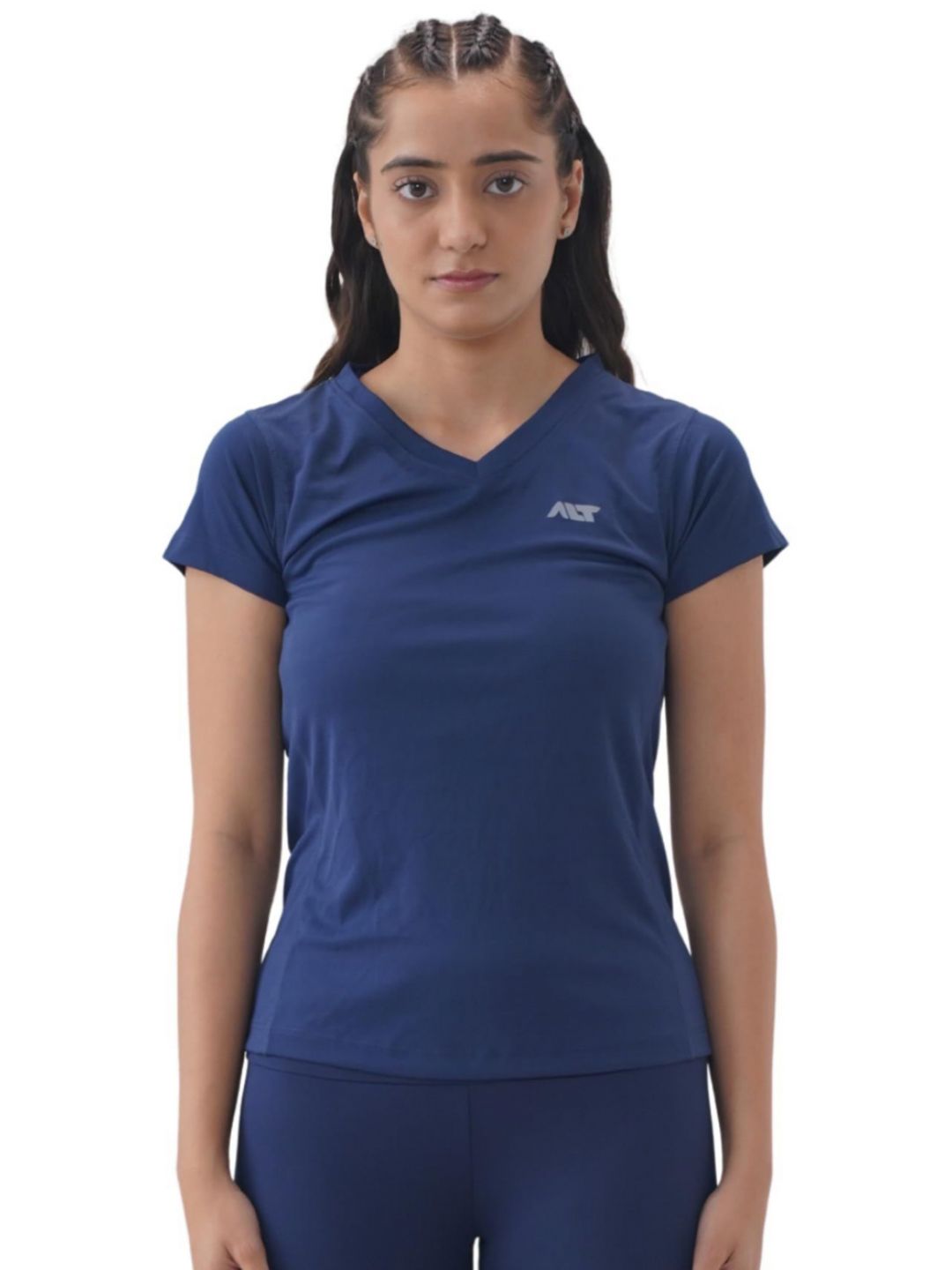 ALT THEALTCULTURE Women Sports Solid Gym T-shirt-picture-16