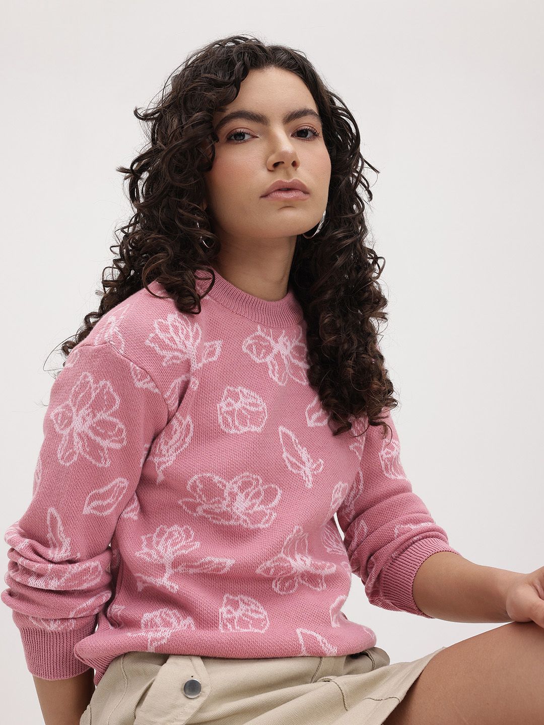 The Roadster Life Co. Floral Design Pullover-picture-37