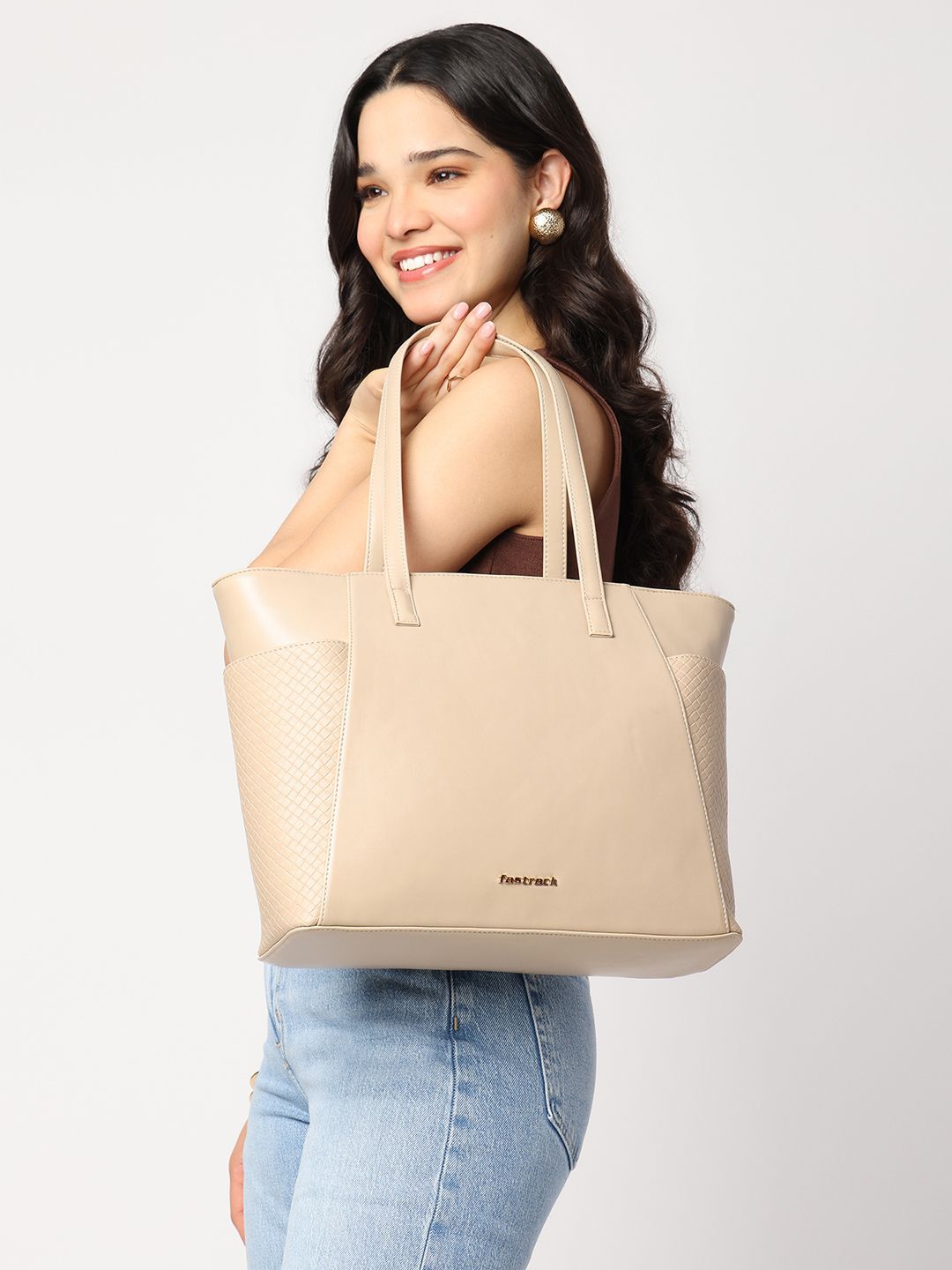 Fastrack Gridlock Tote for Women Fits Upto 14" Laptop-picture-21