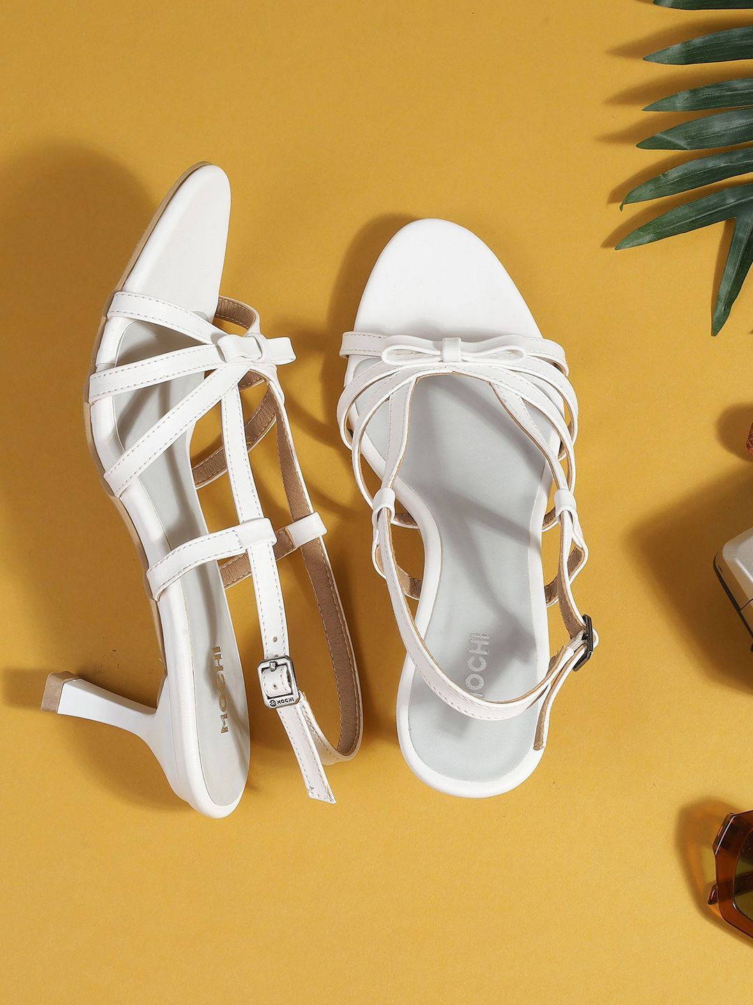 Mochi Women Open Toe Kitten Heel Sandals-picture-27