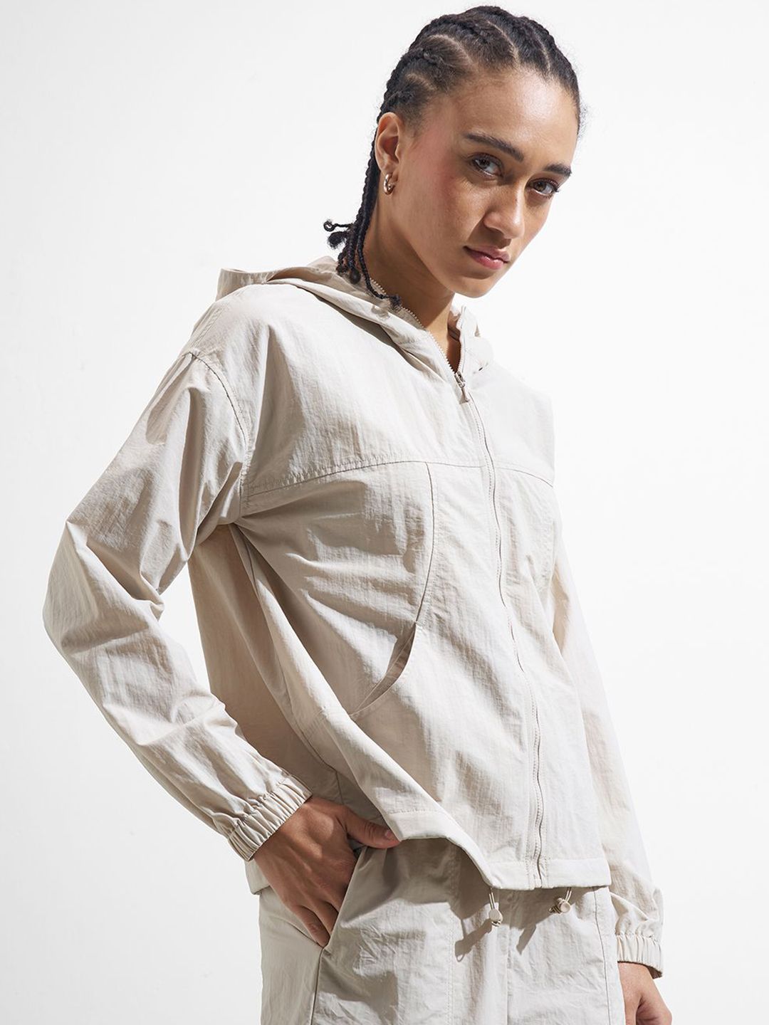 Street By Tokyo Talkies Hooded Open Front Jacket-picture-32