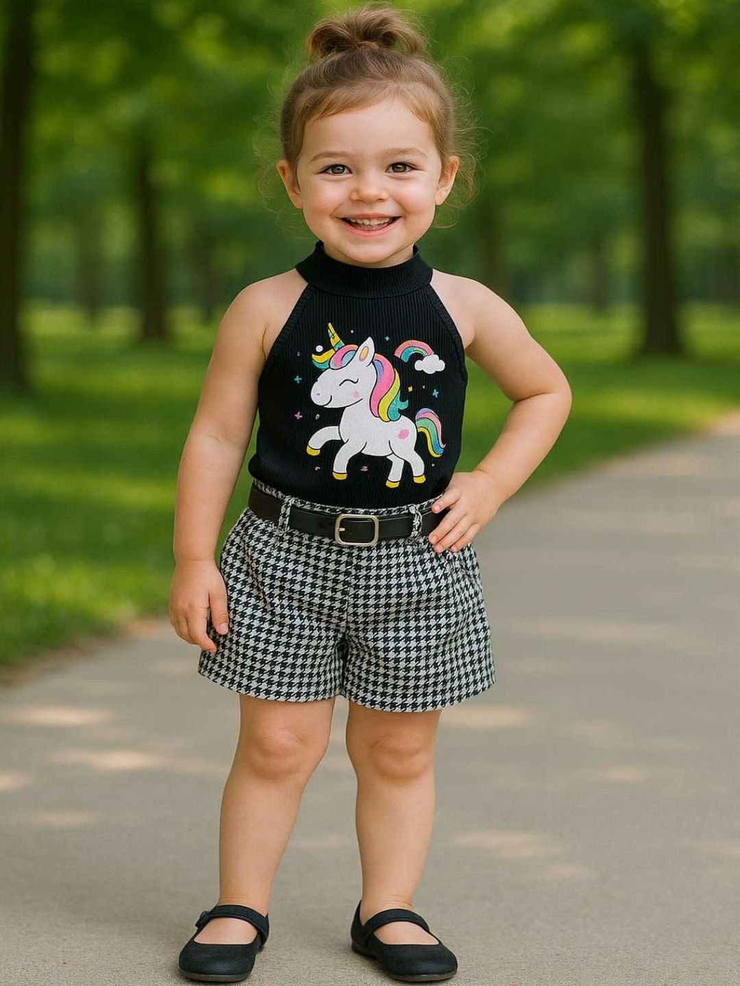 RAMIAAZ Girls Top with Shorts-picture-18
