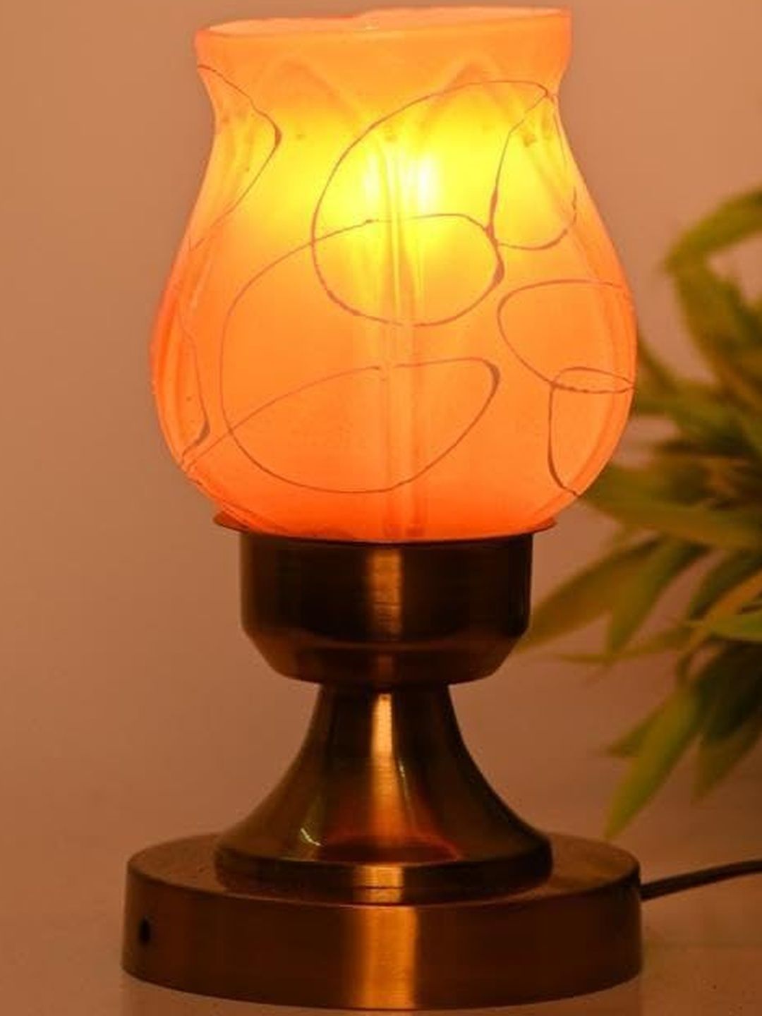 1ST TIME Brown Glass Cylinder Table Lamps-picture-45
