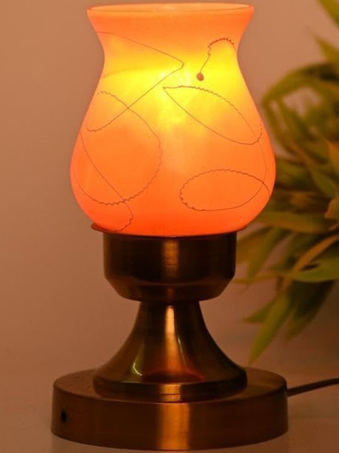 1ST TIME Gold Glass Cylinder Table Lamps-picture-44