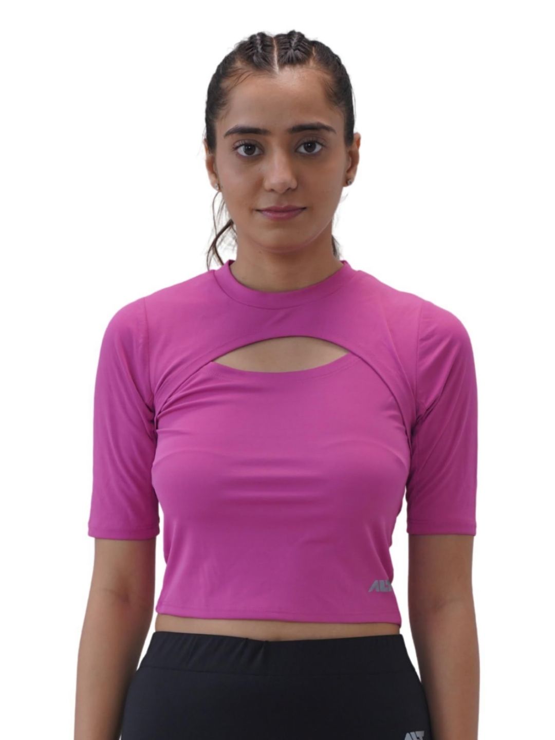 ALT THEALTCULTURE Women Sports Cut-Out Quick Dry T-shirt-picture-10