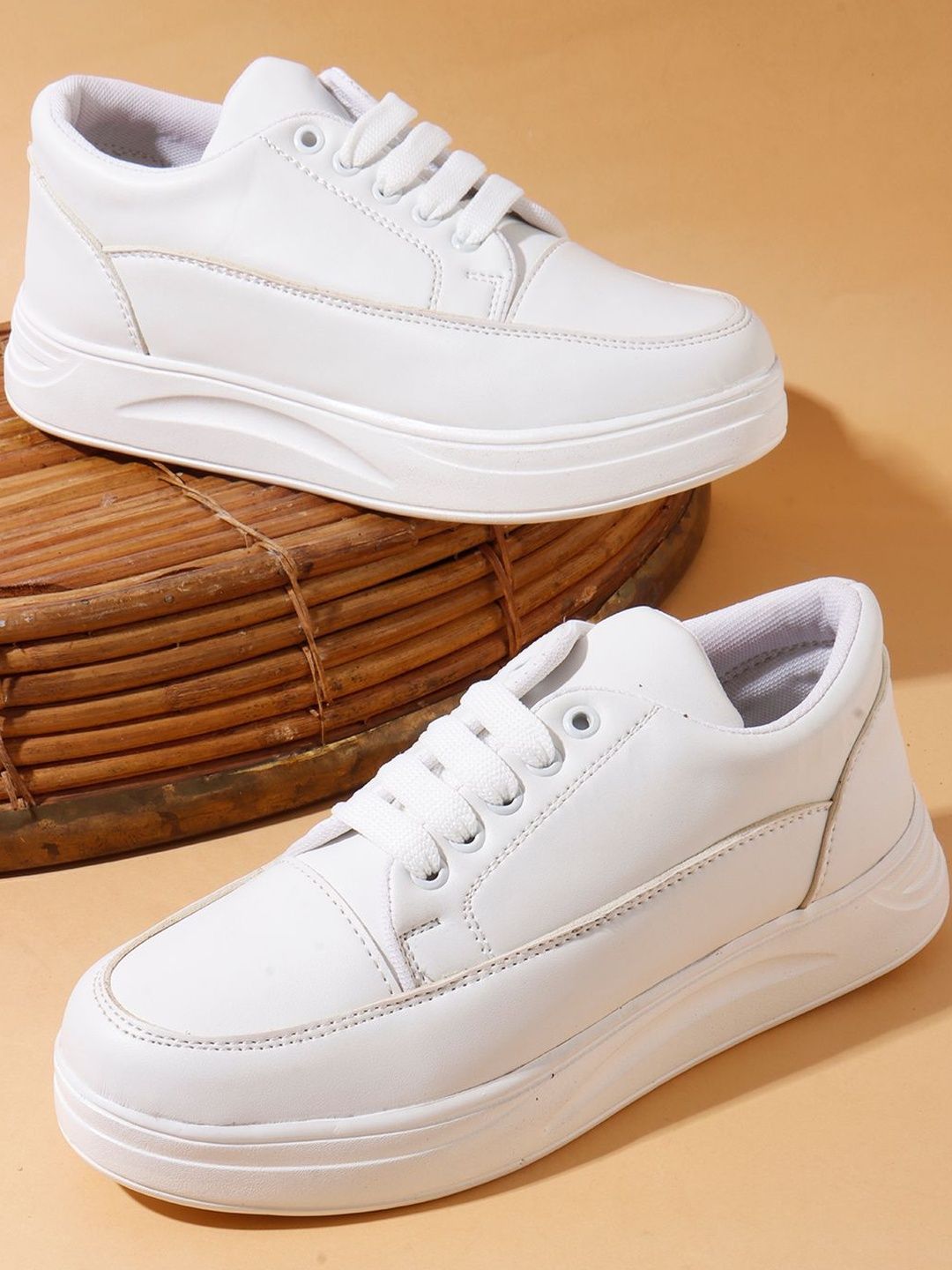 Kook N Keech Women White Solid Everyday Casual Shoes-picture-36