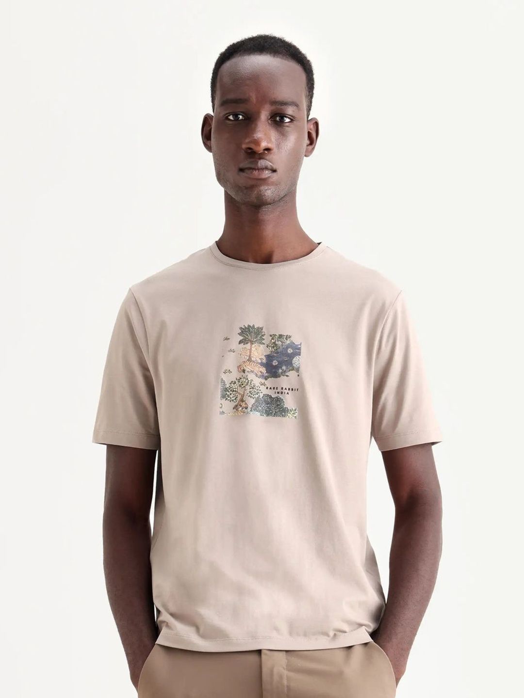 RARE RABBIT Men Graphic Printed Round Neck T-shirt-picture-20