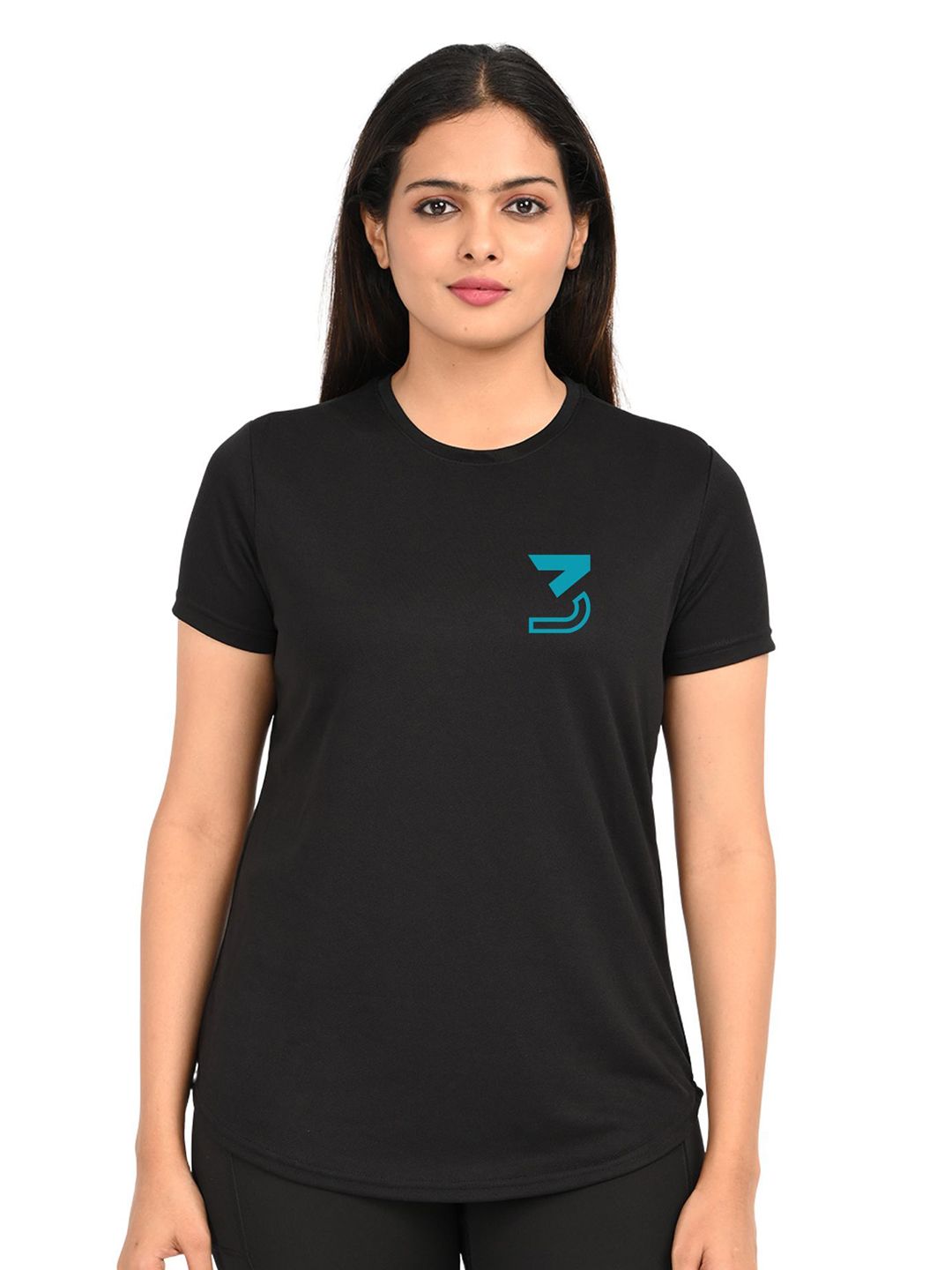 3Colors Women Brand Logo Printed Dri-FIT T-shirt-picture-21
