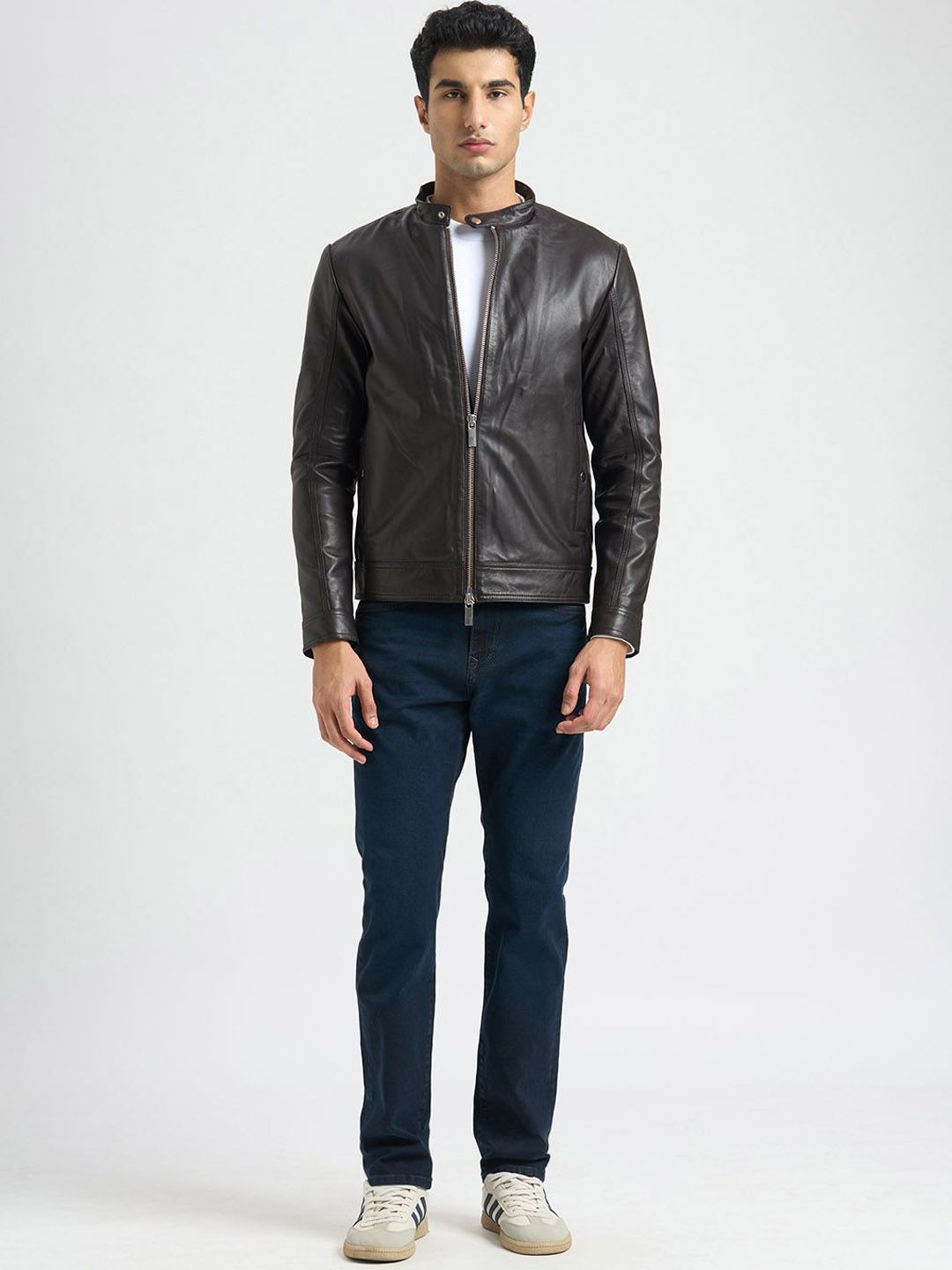 SELECTED Lightweight Leather Jacket-picture-21