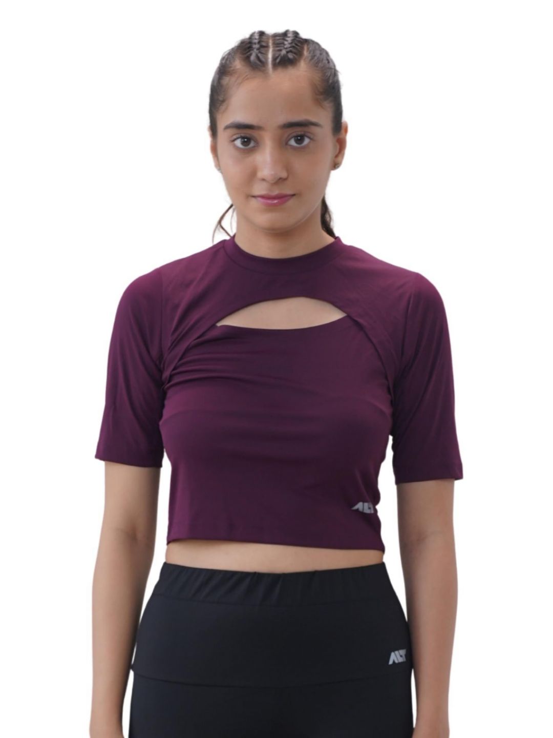 ALT THEALTCULTURE Women Sports Cut-Out Quick Dry T-shirt-picture-41