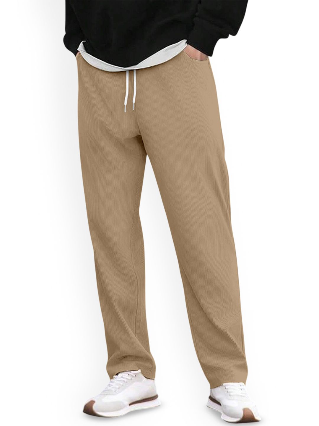 RAJOVATI Men Slim Fit Mid-Rise Trousers-picture-11