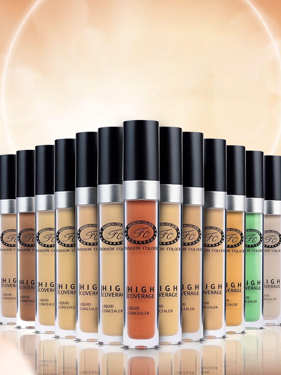 Fashion Colour High Coverage Liquid Concealer- 5 g- Natural Buff 14-image-26